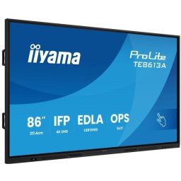 Pantalla táctil iiyama TE8613A-B2AG 85.6" 4K Ultra HD WiFi Android
