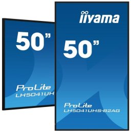 Monitor iiyama LH5041UHS-B2AG 50" UltraHD 4K 60Hz VA Pantalla XL Contraste Alto Sonido Integrado