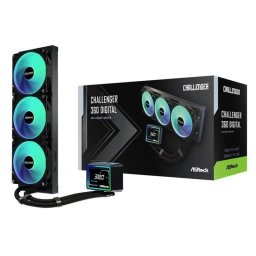 Refrigeración Líquida AsRock Challenger 360 Digital 360mm 3 Ventiladores LED