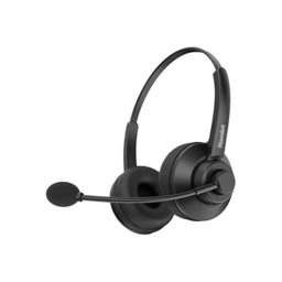 Auriculares Hamlet HHEADM-BTS inalámbricos Bluetooth para llamadas y música negros