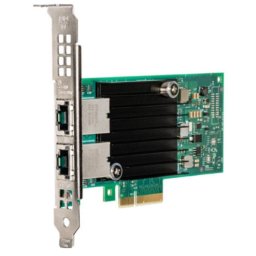 Tarjeta de Red Intel X550T2 PCI Express 10Gbps Ethernet Dual Puerto Verde Plata