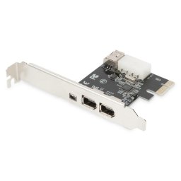 Tarjeta de Red Digitus Firewire 1394a PCI Express 0,4 Gbit/s 4 Puertos