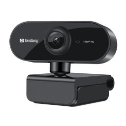 Cámara web Sandberg USB Webcam Flex 1080P HD Full HD con micrófono