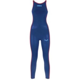 Arena Traje de competición de natación de mujer Powerskin R-EVO+OW . (XS-S) Azul Océano