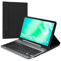 SUBBLIM Funda con teclado KeyTab Pro BT para Samsung Galaxy Tab A11+. Negro