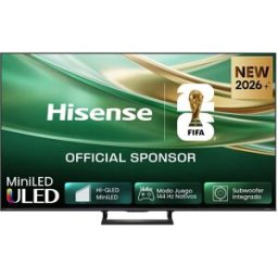Hisense TV Mini LED 55'(139 cm) 55E8S UHD 4K Smart TV con IA. Gris carbón