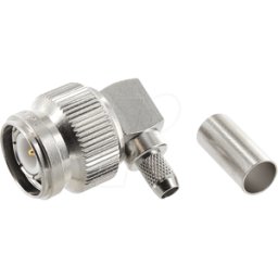 TELEGÄRTNER TG 100023697 - Enchufe angular TNC 50 Ohm para soldadura/crimpado RG-223/U