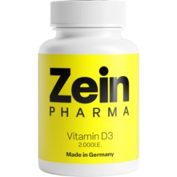 ZeinPharma Suplemento alimenticio con vitamina D3, 2000 UI, para el sistema inmunitario 90 caps.