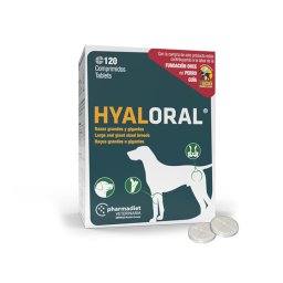 Hyaloral para perros de razas grandes y gigantes - 120 comprimidos