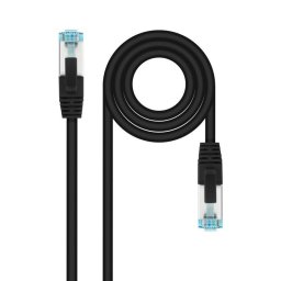 Nanocable Cable de Red Cat.7 600MHz LSZH SFTP PIMF AWG26 25cm Negro