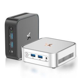 Huidun H80 AMD Ryzen 5 3500U 16GB RAM 512GB ROM Radeon Vega 8 Graphics Mini PC, Plata