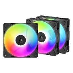 Refrigeración Aire Arctic P14 Pro Reverse RGB 140mm Pack 3 PWM Negro Multicolor