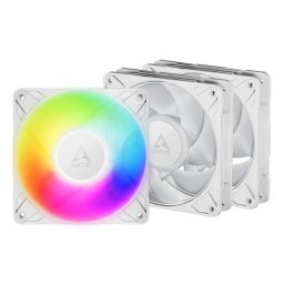 Refrigeración por aire Arctic Socket universal 120mm P12 Pro A-RGB pack 3 blanco LED ARGB
