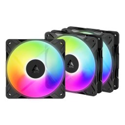 Refrigeración Aire Arctic 120mm P12 Pro Reverse A-RGB Pack 3 Ventiladores PWM LED