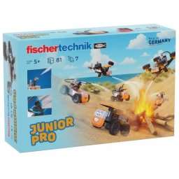 Fischertechnik Junior Pro Kit de Construcción STEM 81 piezas