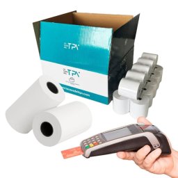 Geon 100 Rollos de papel térmico 57 x 35 mm
