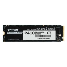 Disco Duro Patriot P410 4TB M.2 SSD NVMe PCIe 4.0 5000MB/s 4500MB/s