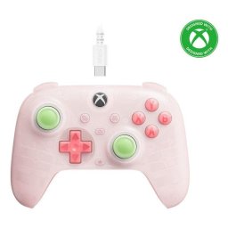 Gamepad 8BitDo Ultimate Mini para Xbox, color rosa translúcido