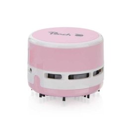Aspiradora de Mano Peach PA105 Seco Tapicería Sin Bolsa Batería AA Rosa Blanco