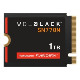 Disco Duro WD Black SN770M 1 TB M.2 SSD NVMe PCIe 4.0 5150MB/s Gaming
