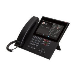 Teléfono analógico Auerswald COMfortel D-600 Negro con pantalla TFT 4.3