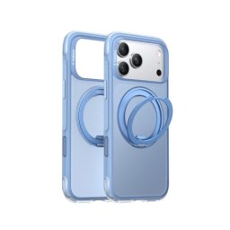 Torras Funda Para Iphone 17 Pro – Carcasa Con Magsafe Y Soporte Giratorio O3 Air Azul Island, Protección Y Ajuste Preciso