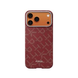 Pitaka Funda Para Iphone 17 Pro Max – Carcasa Ultra Fina Monogram Dorado/rojo, Diseño Ultraligero Y Ajuste Preciso