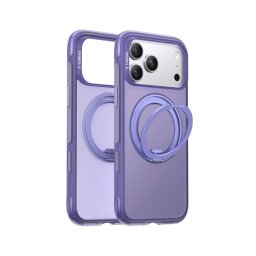 Torras Funda Para Iphone 17 Pro Max – Carcasa Con Magsafe Y Soporte Giratorio O3 Air Violeta, Protección Y Ajuste Preciso