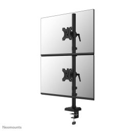 Neomounts DS60-600BL2V Soporte Monitor Doble Mesa 10 a 32" VESA 75x75 a 100x100 Max 9Kg