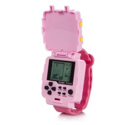Dam Electronics D007 Retro Consola Retro de Muñeca 23 Juegos Clásicos 1.22" Rosa