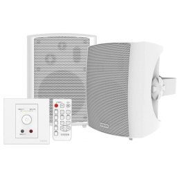 Altavoces Vision 3 vías alámbricos 50 W blancos con tweeter y woofer