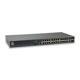 Switch LevelOne GEP-2682 Gestionado L3 Gigabit Ethernet PoE Montaje en rack