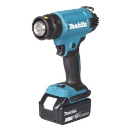 Pistola de aire caliente Makita DHG181ZJ 550 °C, 200 l/min, batería 18V