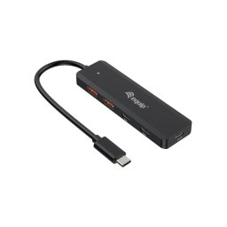 Hub Equip 4 puertos USB 3.2 Gen 2 10 Gbps modelo 128966 negro compacto
