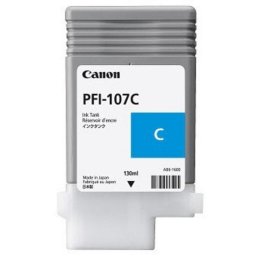 Cartucho de tinta Canon PFI-107C Cian 1 pieza