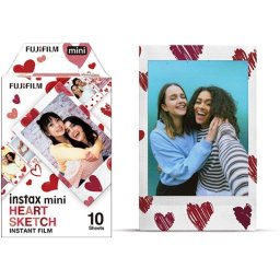Película instantánea Fujifilm Instax Mini Film Heart 10 fotos diseño corazón