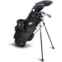 U.S Kids Golf UL7 Ultralight 57 Set de 5 Palos con Bolsa Negro/Verde US Kids. (57 / 145-151 cms) Verde / Gris