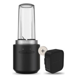 Licuadora KITCHENAID 5KSBR256BM portátil 0,47 L negra batería 250 W