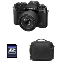 Cámara Mirrorless Fujifilm X-T50 40,2MP 15-45mm f/3.5-5.6 OIS PZ 6K UHD WiFi + Bolsa + SD 8GB