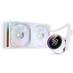 Refrigeración Líquida Jonsbo TH-240 ARGB Blanco 240mm 2 Ventiladores Iluminación ARGB