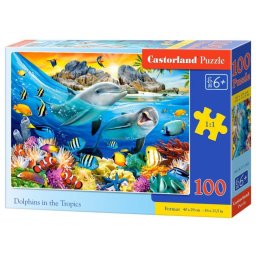 Rompecabezas Castorland Dolphins in the Tropics 100 piezas 6 años