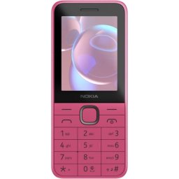 Teléfono móvil Nokia 225 4G SIM doble pantalla 2.4" cámara 0.3 MP batería 1450 mAh rosa