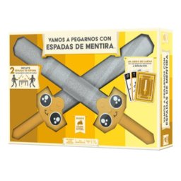 Juego de mesa Asmodee Vamos a pegarnos con espadas de mentira para 3-6 jugadores 20 min
