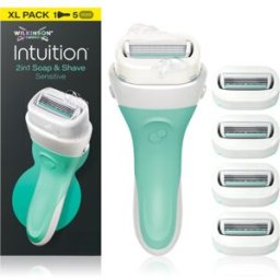 Intuition 2in1 Soap & Shave Sensitive Maquinilla De Afeitar + Cabezal De Recambio