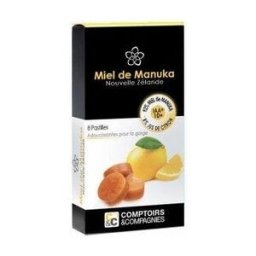 Comptoirs et Compagnies Pastillas de Miel Manuka IAA 10+ y Zumo de Limón 20g mostradores y empresas