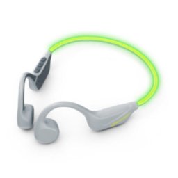 Auriculares Energy Sistem VibeWave inalámbricos Bluetooth 5.4 para deportes con micrófono y resistencia IPX5 verde y gris