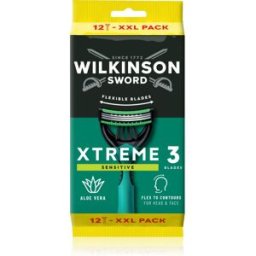 Xtreme 3 Sensitive Maquinillas De Afeitar Desechables Para Hombre 12 Ud