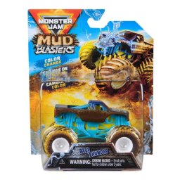 Camión Monster Truck Spin Master Mud Blasters Metal 1:64 Cambia de Color Azul