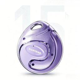 Auriculares Paxa Tf-t63 inalámbricos Bluetooth con Cancelación de Ruido y Gancho de Oreja morado