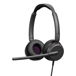 Auriculares Epos IMPACT 460 con cable USB-C para llamadas y música con cancelación de ruido, negros